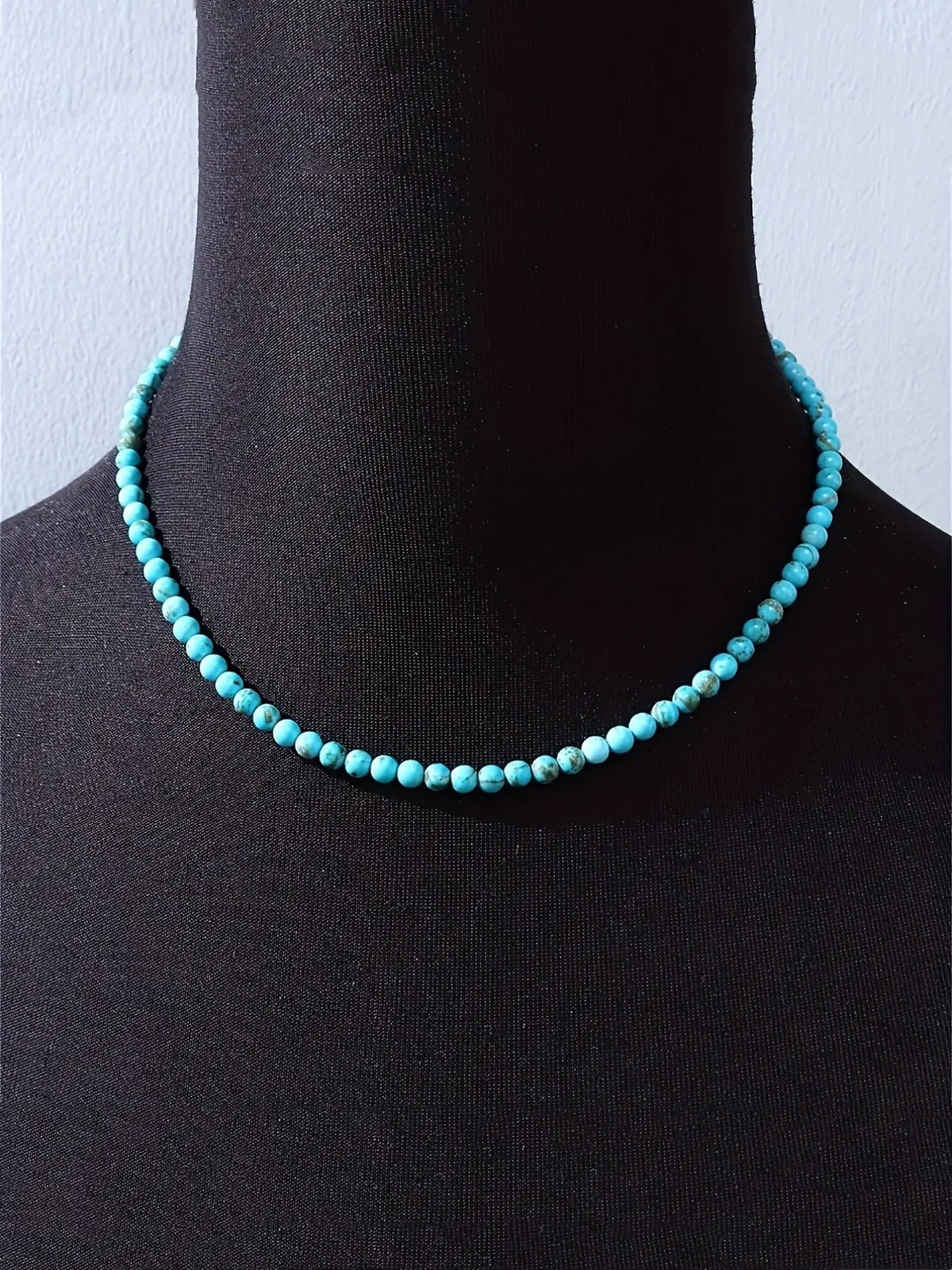 Women's Boho Minimalist Beaded Necklace, Casual Trendy Jewelry, Dainty Boho Necklace, Adjustable Elastic Lightweight Summer Jewelry for Parties, Vacations, and Casual Wear