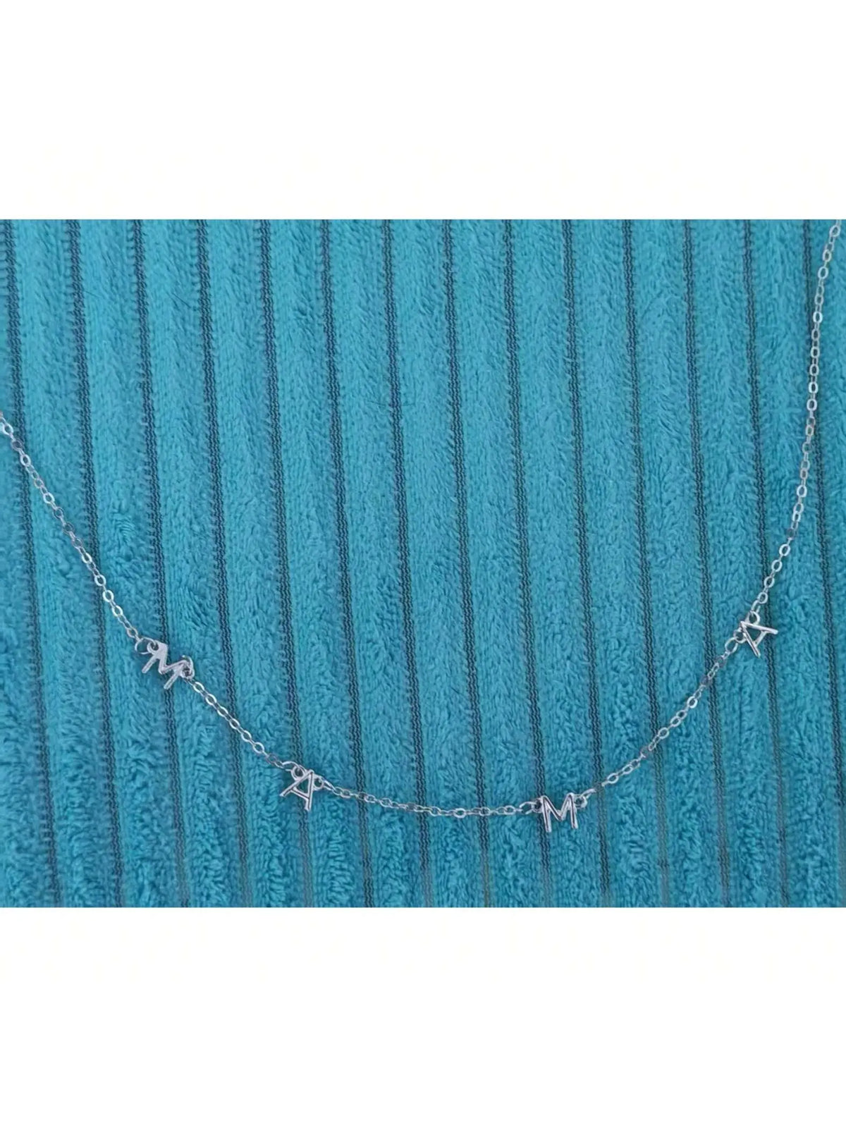 1PC Gold Silver Rose Gold Women's Stainless Steel letter "MAMA" Mother's Day necklace Chain Necklaces Personalized Jewelry Gift Mother's Gift Birthday Gift Christmas Gift Alphabet Necklaces, Accessory Necklace