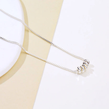 VENOCO Women's Cute Pendant Dainty Beads Necklace - 14k Gold/Silver Plated, Waterproof, Cute Accessories, Beads Necklaces, Gifts for Girlfriend, Suitable for Valentine's Day & Daily Wear