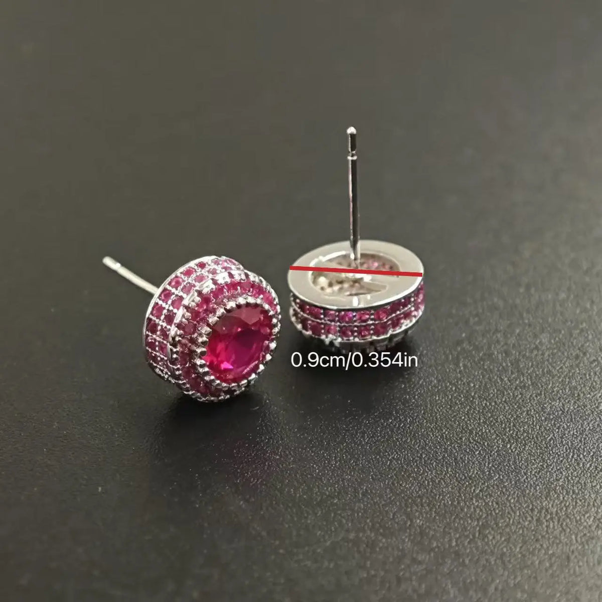 [Earrings] Trendy Hip Hop Style Super Flashing Earrings - Cool Street Unisex Daily Party Earring Collection Everyday Wear