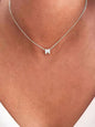 Bubble Letter Pendant Necklace for Women, New Fashion Stainless Steel Chain, Elegant All-Season Jewelry, Plated with Precious Metal, Initial Letter Necklace, Bubble Pendant Necklaces