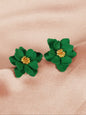 Mother's Day Gift 1 Pair Fashion Flower Design Stud Earrings, Casual Trendy Jewelry, All-match Jewelry for Girls Gift, Female Classic Fashion Accessories for Daily Wear, High Quality Fashionable Earrings