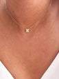 Bubble Letter Pendant Necklace for Women, New Fashion Stainless Steel Chain, Elegant All-Season Jewelry, Plated with Precious Metal, Initial Letter Necklace, Bubble Pendant Necklaces