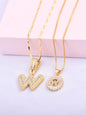 Initials Necklace with Box, 26 Letters Pendant Necklace, Alphabet Letter Necklace for Women & Girls, Fashion Jewelry for Party, Daily Decor, Trendy All-match & Exquisite Jewelry for Birthday Gift, Personalized Initial Necklace, Fashionable Accessory