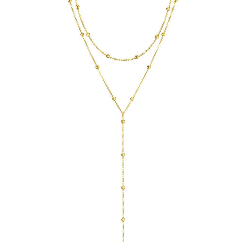 Women's Elegant Cross Theme Faith Pendant Necklace - Stacking Layered Pendant with Necklace, Fashion Costume Jewelry, Gift Idea for Gifting