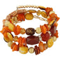 Women Beaded Bracelet Set| Colorful Boho Stackable Trendy Design with Crystal Accents Multilayer Bangle Bracelet| Fashion Stretch Braclets Jewelry for Women