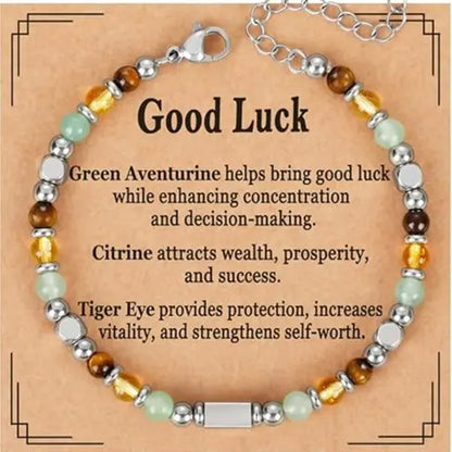 Women's Natural Amethyst Beads Healing Crystal Bracelet - Triple Stone Mix Natural Stones, Adjustable (6.5+1.8 in), Skin-Safe Metals, 1-Piece Unique Jewelry, Gift-Ready Charm, Daily Wear Fashion Accessory