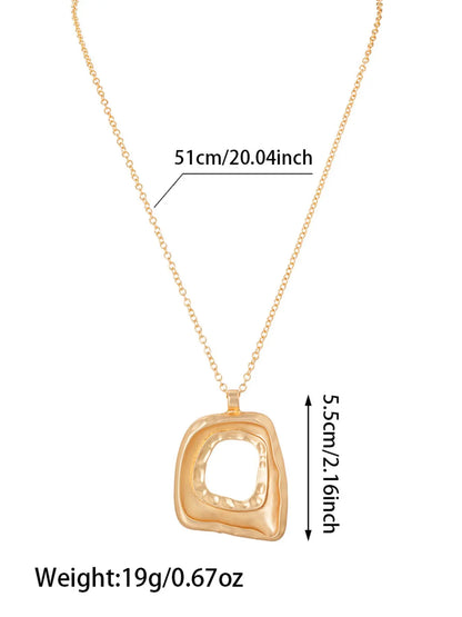 Boho Style Statement Pendant Necklace, Fashionable Daily & Party Accessory, Modern Jewelry, Trendy Charms Necklace, Fashion Chic Accessories, Necklace Gift
