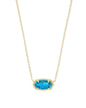 Kendra Scott Elisa Pendant Necklace for Women, Fashion Jewelry, 14k Gold-Plated