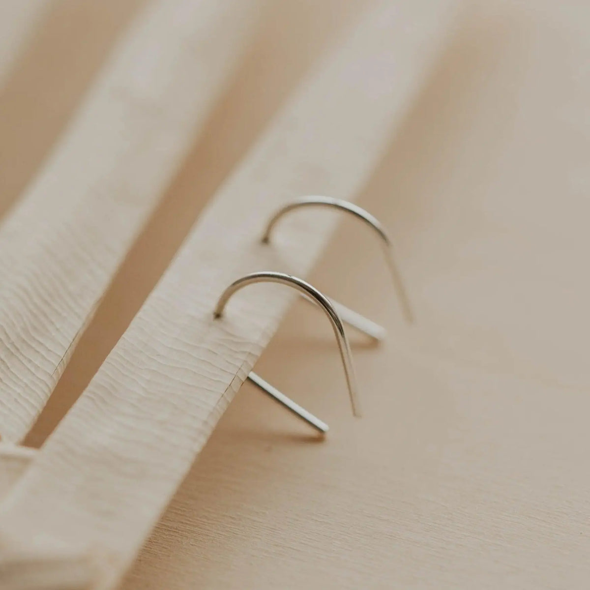 Hello Adorn Tiny Horseshoe Earrings - Any Occassion Dainty Jewelry - Women's Fashion Accessory