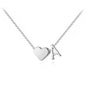 September Laurel Heart Initial Necklace for Women Teen Girls - 18K Gold Plated Letter A-Z Pendant Necklace Dainty Heart Necklaces Tiny Initial Necklaces Birthday Gifts for Women Jewelry Gift for Her Christmas Gift