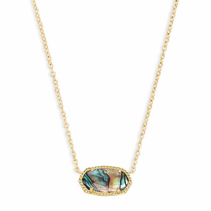 Kendra Scott Elisa Pendant Necklace for Women, Fashion Jewelry, 14k Gold-Plated