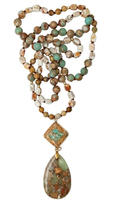 Yomisa Long Necklaces for Women Trendy, 33/34/35 inch