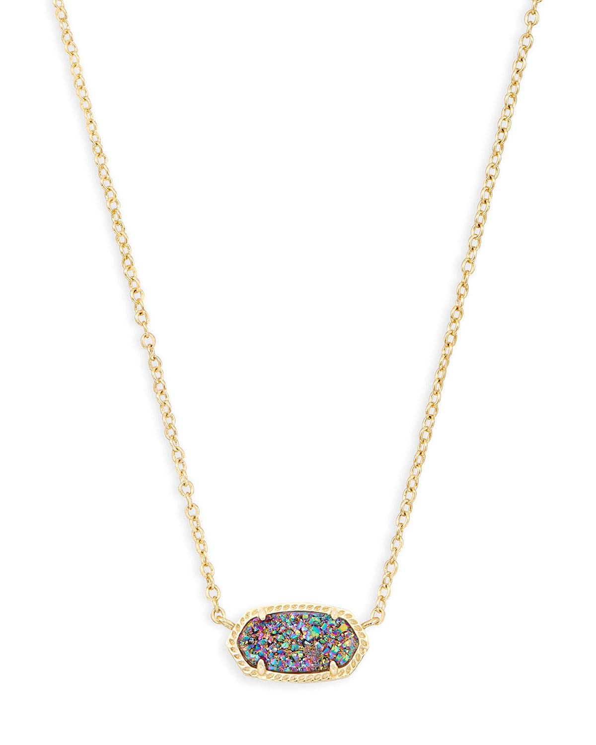 Kendra Scott Elisa Pendant Necklace for Women, Fashion Jewelry, 14k Gold-Plated