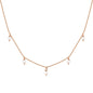 PAVOI Layering Necklace for Women, 14K Gold Plated Station CZ Chain