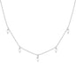 PAVOI Layering Necklace for Women, 14K Gold Plated Station CZ Chain