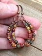 Vintage Creative Water Drop Beaded Earrings, Bohemian Vintage Ear Jewelry Memorial Gift, Unique Design for Women & Girls, Good Earrings