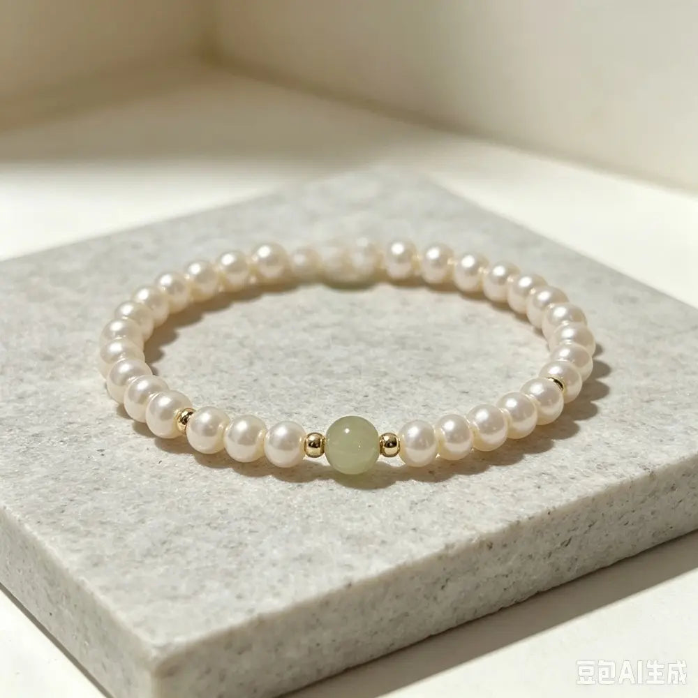 Women's Ultra-Thin Pearl Beads Bracelet - Uniquely Designed High-End Beaded Wrist Jewelry, Delicate Daily Wear Accessory, Thoughtful Birthday Gift Ideas for Close Female Friends