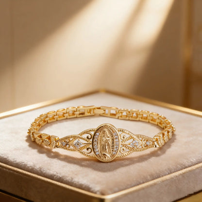 Women's 14 Karat Gold Plated Exquisite Everyday Wear Bracelet - Hypoallergenic for Comfortable Wear, Non Tarnish Stays Tarnishfree Jewelry, Trendy Gift for Her, Sohochic Costume Bangle