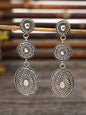 Vintage Bohemian Western Style Earrings, Metal Alloy Geometric Patchwork Design, Unique Dangle Earrings for Women, All Season Earrings, Drop Earrings, Earrings Dangling, High Quality Earrings, Trendy Jewelry