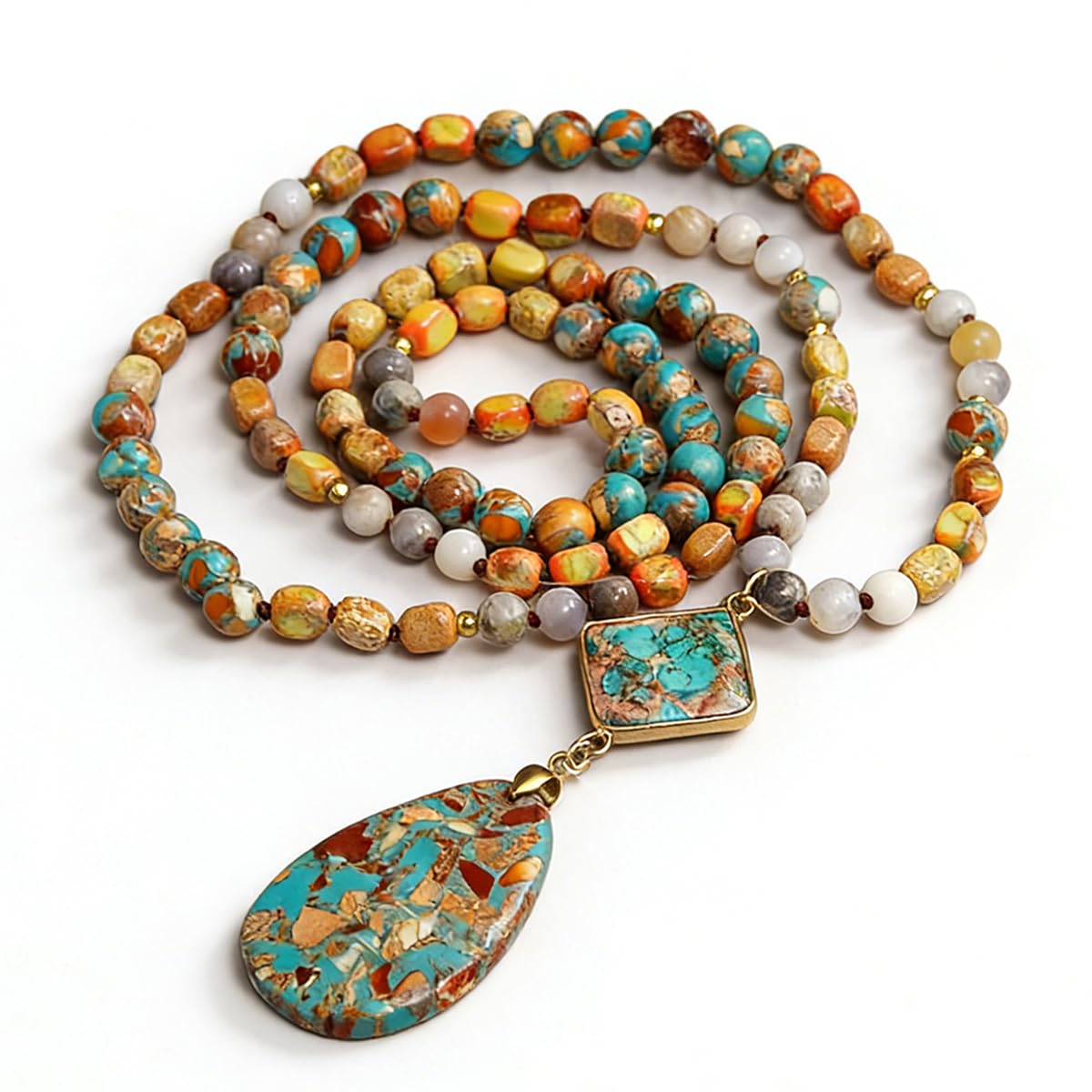 Yomisa Long Necklaces for Women Trendy, 33/34/35 inch