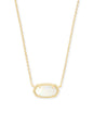 Kendra Scott Elisa Pendant Necklace for Women, Fashion Jewelry, 14k Gold-Plated