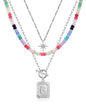 MJartoria Layered Initial Necklaces for Women