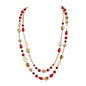 Bocar Long Necklaces for Women Trendy, Boho Layered Crystal Beaded Collar Necklaces for Women, Fashion Statement Necklaces Jewelry
