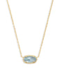 Kendra Scott Elisa Pendant Necklace for Women, Fashion Jewelry, 14k Gold-Plated