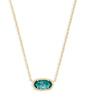 Kendra Scott Elisa Pendant Necklace for Women, Fashion Jewelry, 14k Gold-Plated