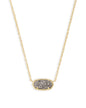 Kendra Scott Elisa Pendant Necklace for Women, Fashion Jewelry, 14k Gold-Plated