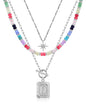 MJartoria Layered Initial Necklaces for Women