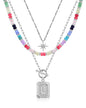 MJartoria Layered Initial Necklaces for Women