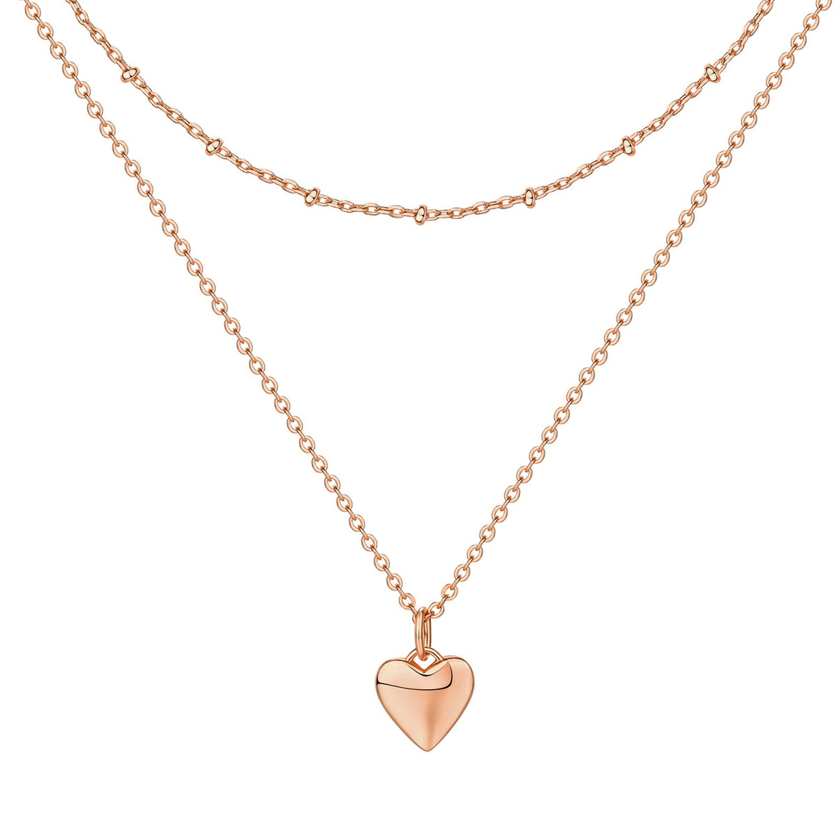 PAVOI 14K Gold Plated Layering Necklaces for Women, Cute Motif Pendants