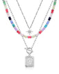 MJartoria Layered Initial Necklaces for Women