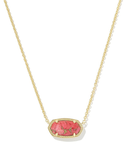 Kendra Scott Elisa Pendant Necklace for Women, Fashion Jewelry, 14k Gold-Plated