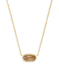 Kendra Scott Elisa Pendant Necklace for Women, Fashion Jewelry, 14k Gold-Plated