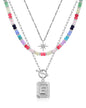 MJartoria Layered Initial Necklaces for Women