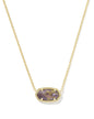 Kendra Scott Elisa Pendant Necklace for Women, Fashion Jewelry, 14k Gold-Plated