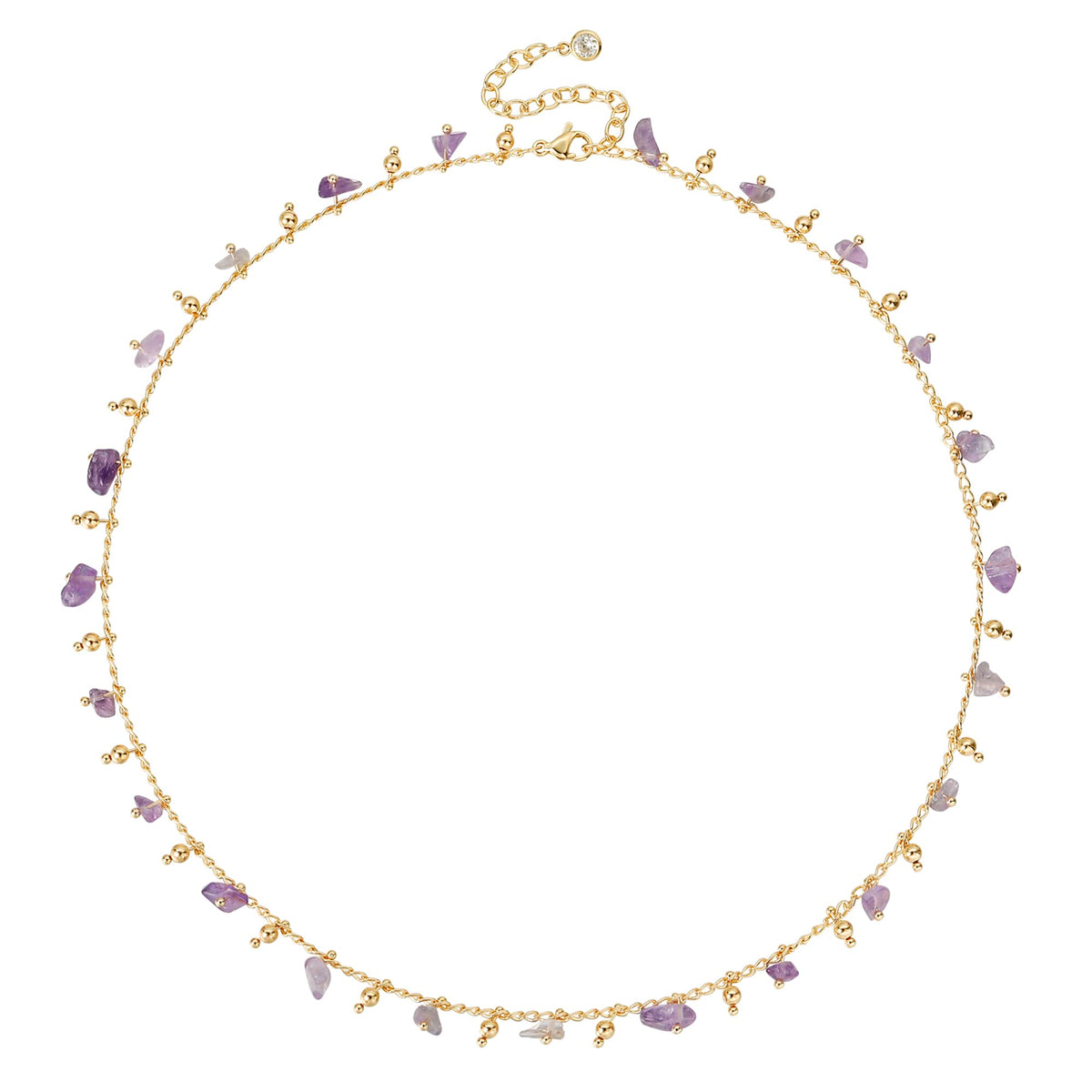 MTMY Beaded Necklaces for Women 14K Gold Plated Dainty Colorful Green/Rose Beaded Pearl Choker Necklace Delicate Boho Choker Necklace Jewelry Gift