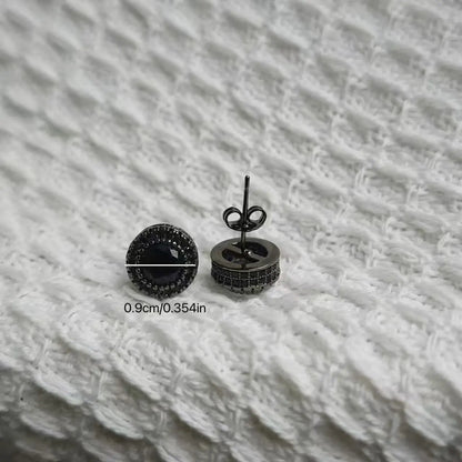 [Earrings] Trendy Hip Hop Style Super Flashing Earrings - Cool Street Unisex Daily Party Earring Collection Everyday Wear