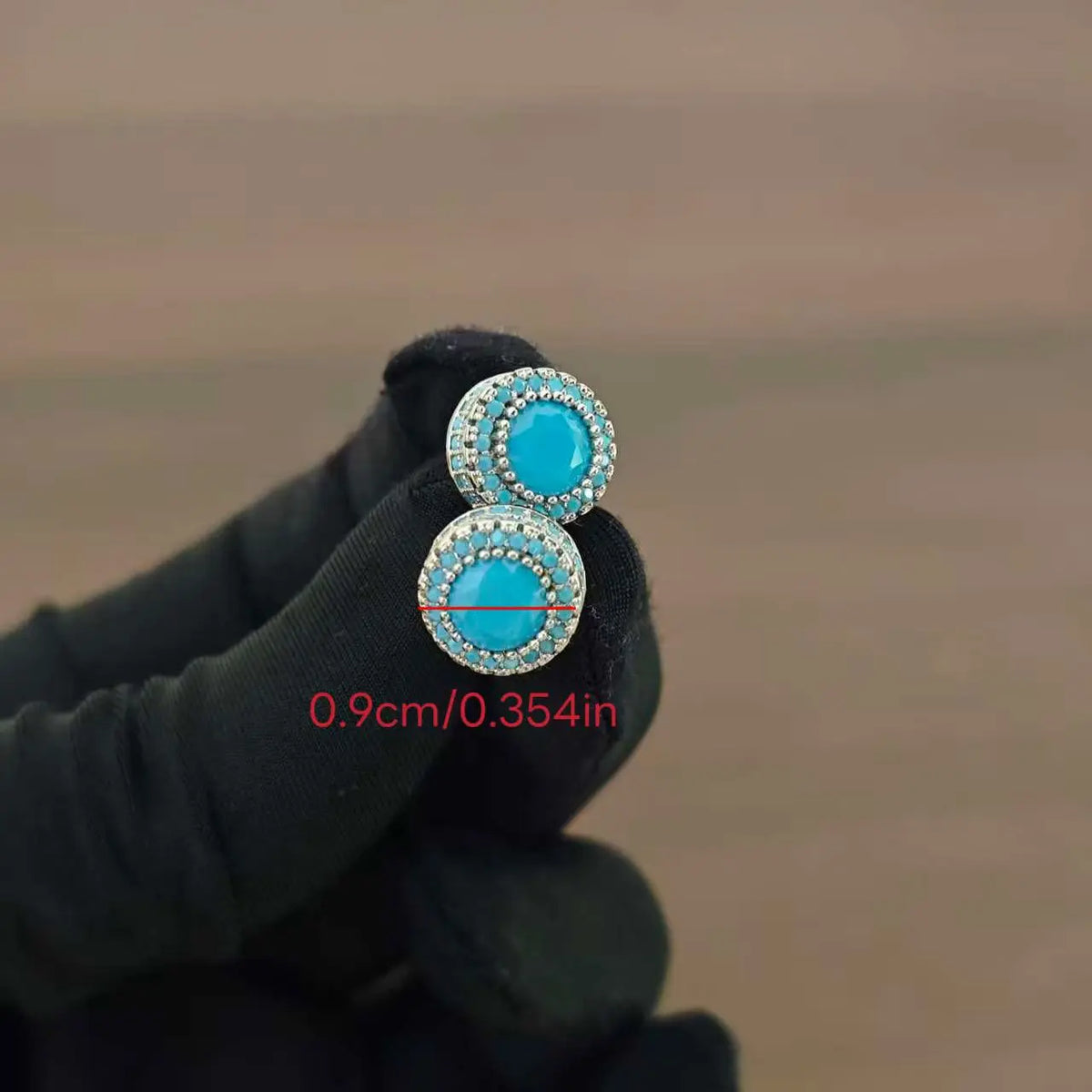 [Earrings] Trendy Hip Hop Style Super Flashing Earrings - Cool Street Unisex Daily Party Earring Collection Everyday Wear