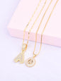 Initials Necklace with Box, 26 Letters Pendant Necklace, Alphabet Letter Necklace for Women & Girls, Fashion Jewelry for Party, Daily Decor, Trendy All-match & Exquisite Jewelry for Birthday Gift, Personalized Initial Necklace, Fashionable Accessory
