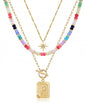 MJartoria Layered Initial Necklaces for Women
