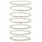 14K Gold Plated Pearl Beaded Cross Bracelets Stack Set for Women,Stretch Boho Colorful Christian Beads Ball Jewelry Friendship Summer Trendy Gift
