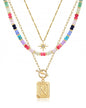 MJartoria Layered Initial Necklaces for Women