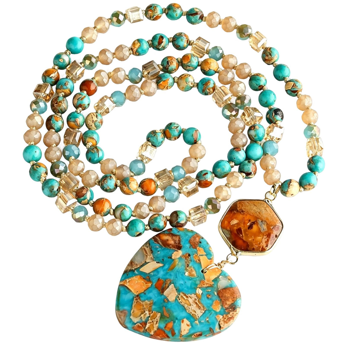 Yomisa Long Necklaces for Women Trendy, 33/34/35 inch