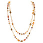 Bocar Long Necklaces for Women Trendy, Boho Layered Crystal Beaded Collar Necklaces for Women, Fashion Statement Necklaces Jewelry