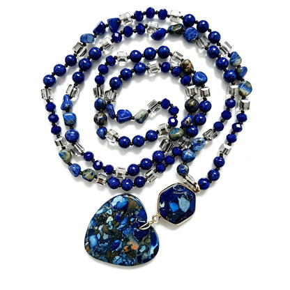 Yomisa Long Necklaces for Women Trendy, 33/34/35 inch