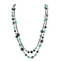Bocar Long Necklaces for Women Trendy, Boho Layered Crystal Beaded Collar Necklaces for Women, Fashion Statement Necklaces Jewelry